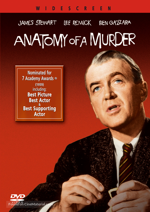 Anatomy of a Murder - DVD movie cover