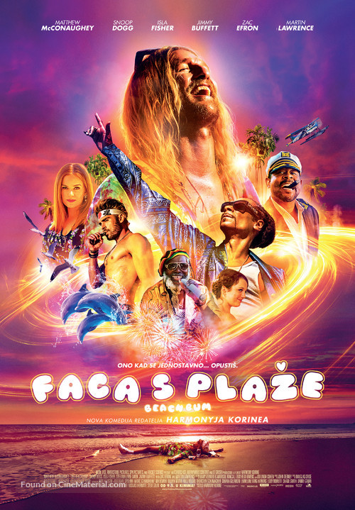 The Beach Bum - Croatian Movie Poster