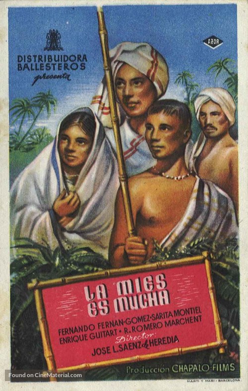 Mies es mucha, La - Spanish Movie Poster