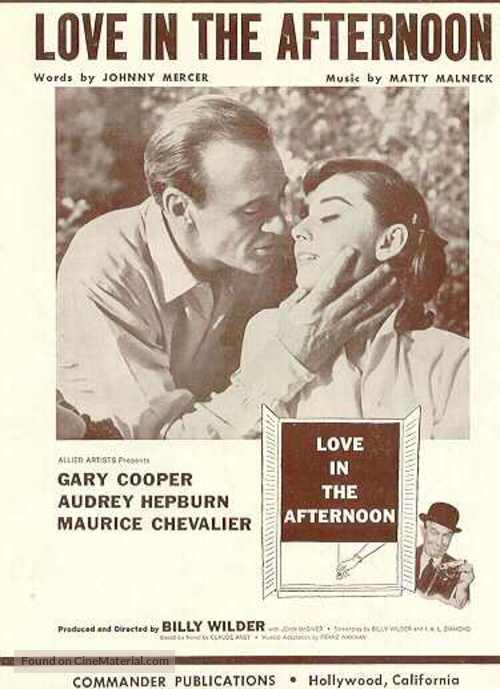 Love in the Afternoon - poster