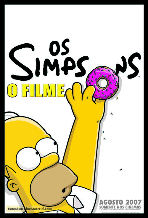 The Simpsons Movie - Brazilian Movie Poster