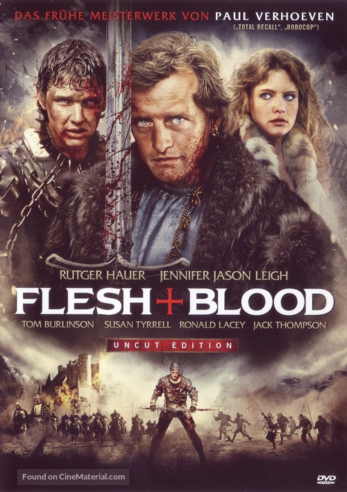Flesh And Blood - German DVD movie cover