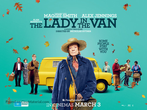 The Lady in the Van - Australian Movie Poster
