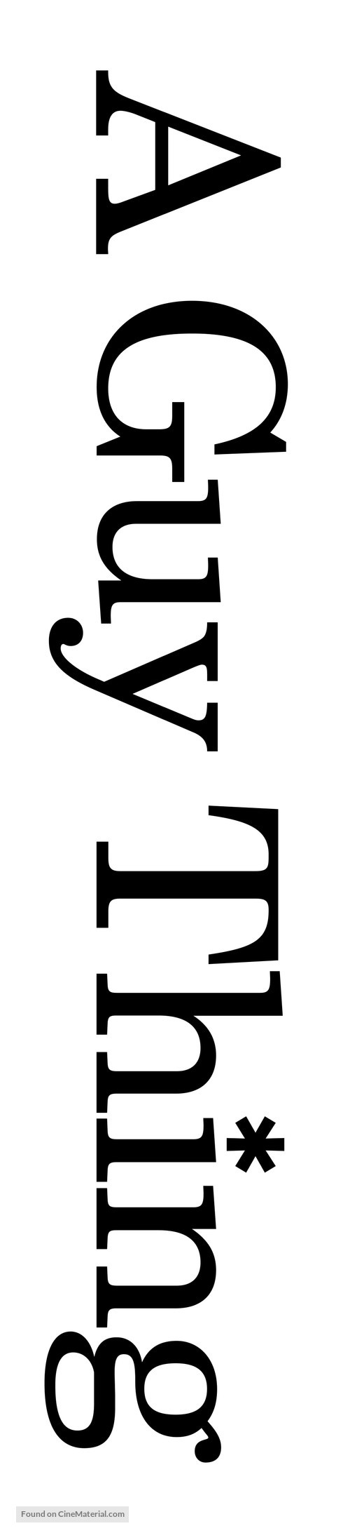 A Guy Thing - Logo