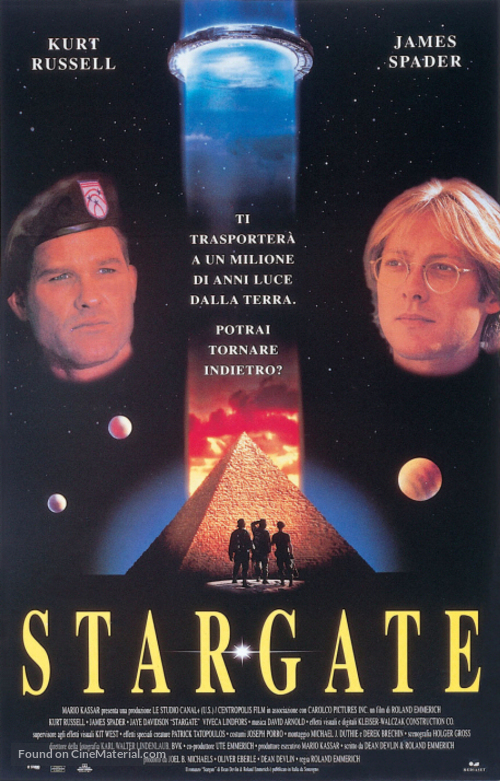 Stargate - Italian Theatrical movie poster