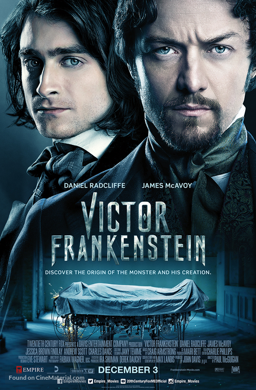 Victor Frankenstein - Lebanese Movie Poster