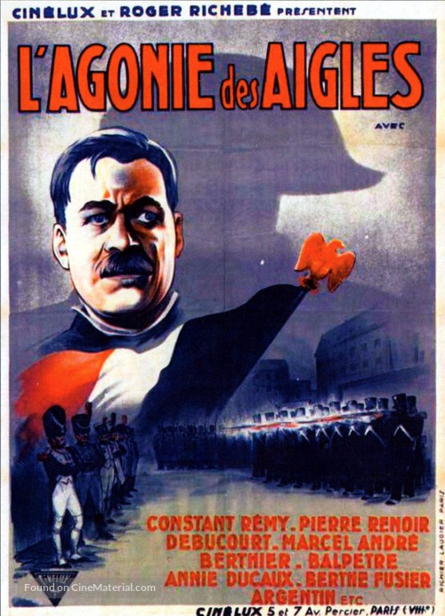 L&#039;agonie des aigles - French Movie Poster