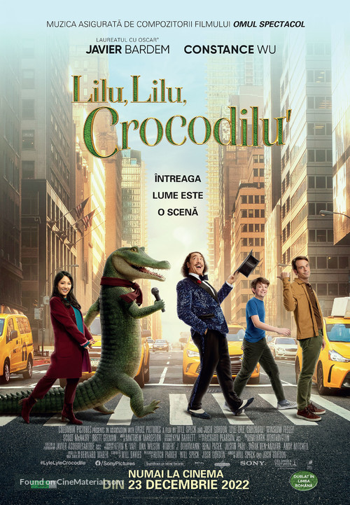 Lyle, Lyle, Crocodile - Romanian Movie Poster