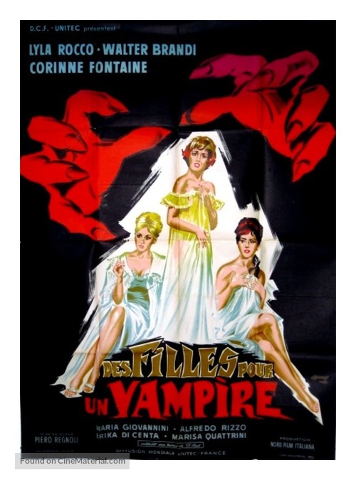 Ultima preda del vampiro, L&#039; - French Movie Poster