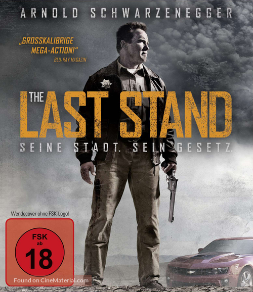 The Last Stand - German Blu-Ray movie cover