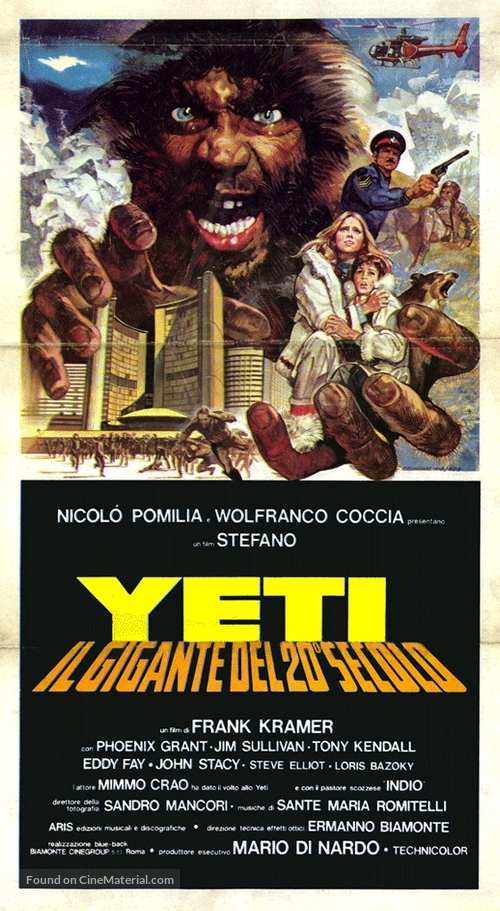 Yeti - il gigante del 20. secolo - Italian Movie Poster