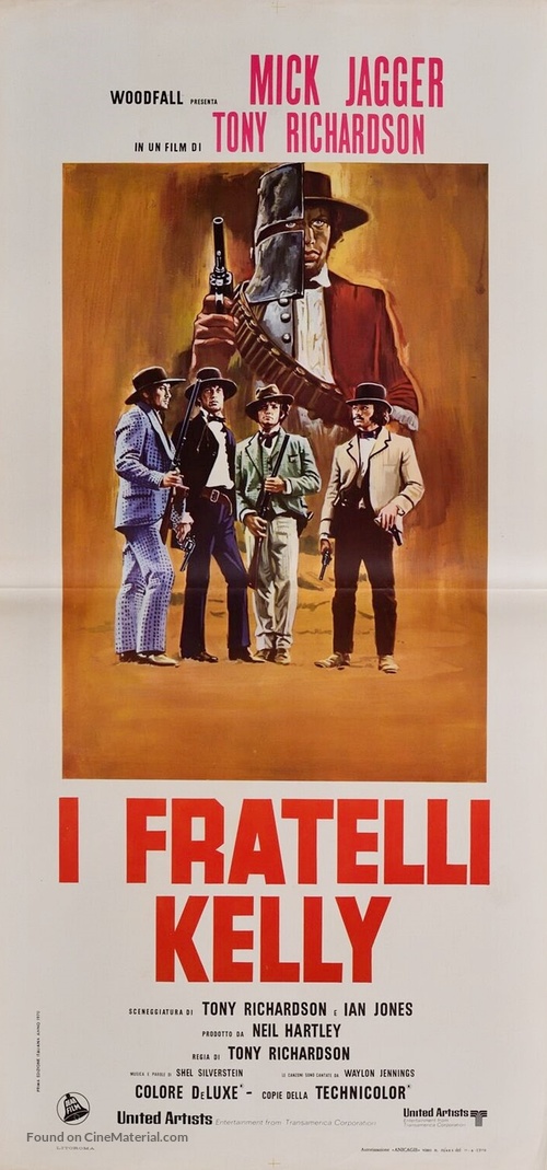 Ned Kelly - Italian Movie Poster