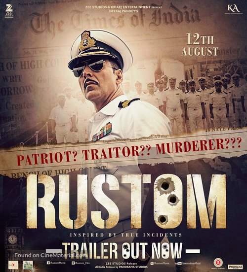 Rustom - Indian Movie Poster