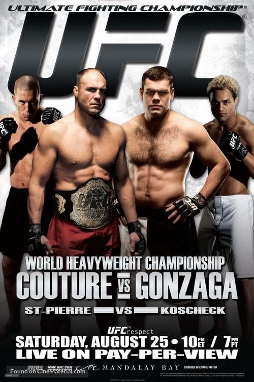 UFC 74: Respect - Movie Poster