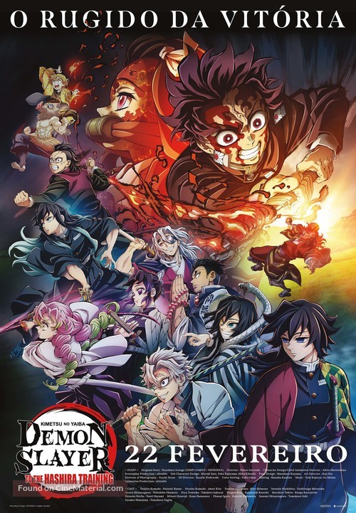 Demon Slayer: Kimetsu No Yaiba - To the Hashira Training - Portuguese Movie Poster