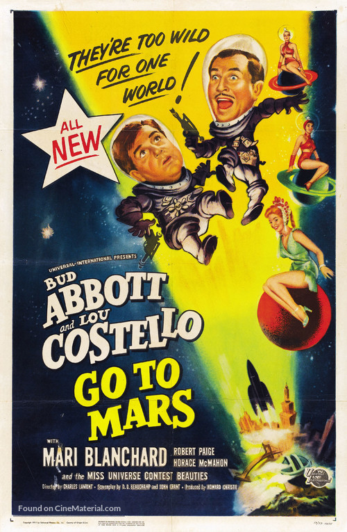 Abbott and Costello Go to Mars - Movie Poster