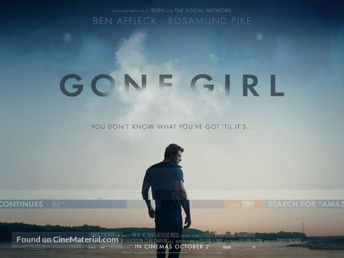 Gone Girl - British Movie Poster