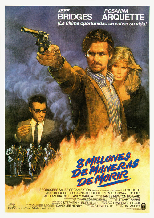 8 Million Ways to Die - Spanish Movie Poster