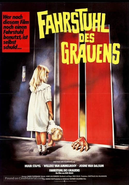 De lift - German Movie Poster