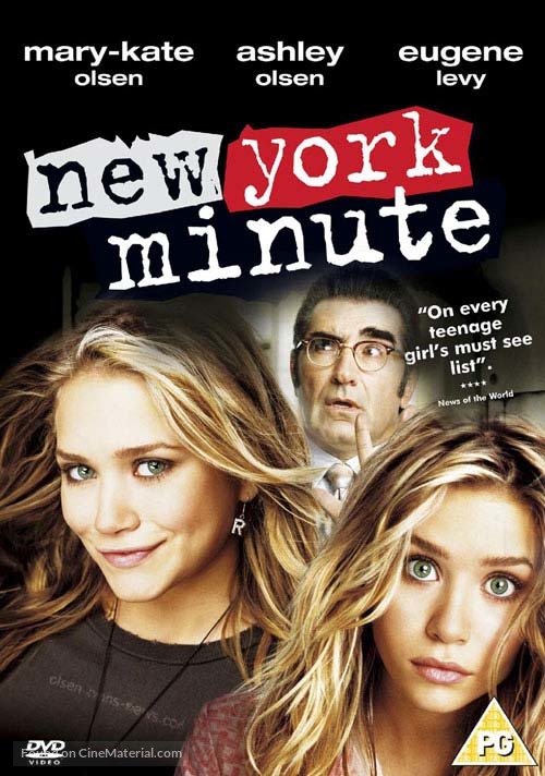 New York Minute - British DVD movie cover
