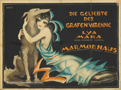 Die Geliebte des Grafen Varenne - German Movie Poster