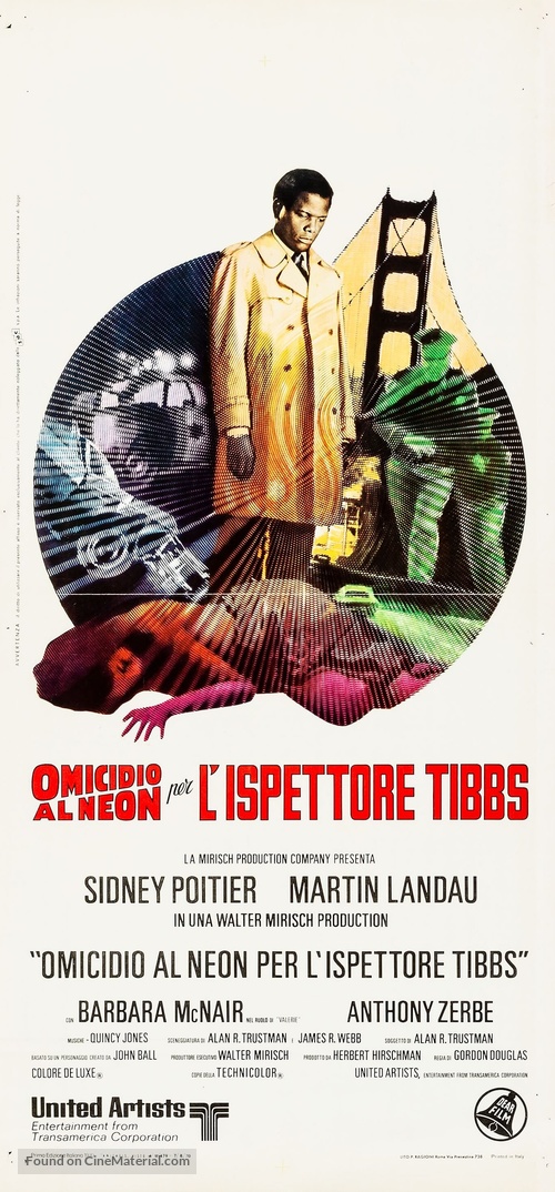 They Call Me MISTER Tibbs! - Italian Movie Poster