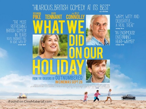 What We Did on Our Holiday - British Movie Poster