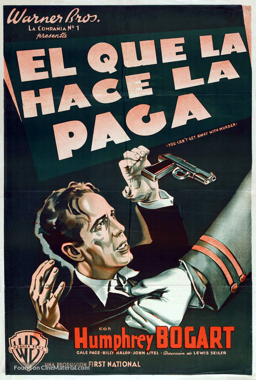 You Can&#039;t Get Away with Murder - Argentinian Movie Poster