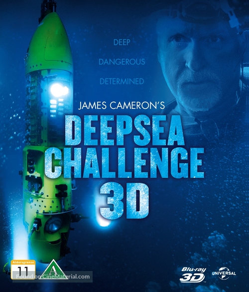 Deepsea Challenge 3D - Danish Blu-Ray movie cover