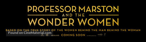 Professor Marston &amp; the Wonder Women - British Logo