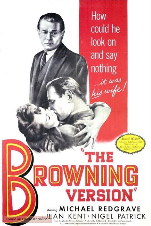 The Browning Version - Movie Poster