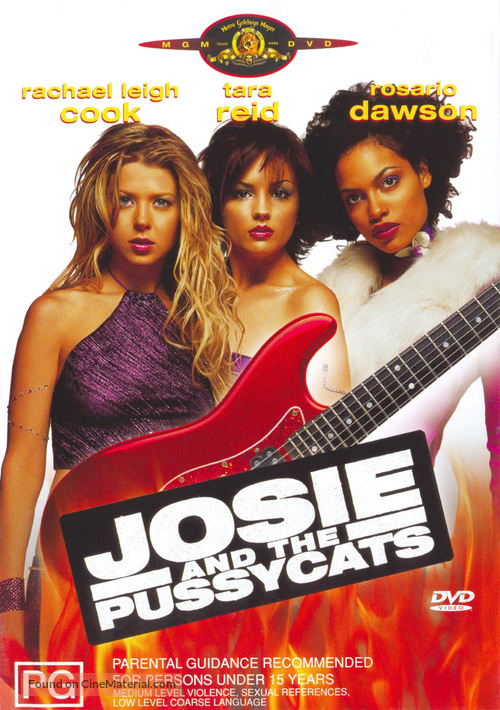 Josie and the Pussycats - New Zealand DVD movie cover