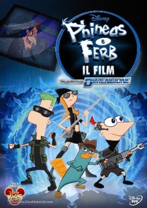 Phineas and Ferb: Across the Second Dimension - Italian DVD movie cover