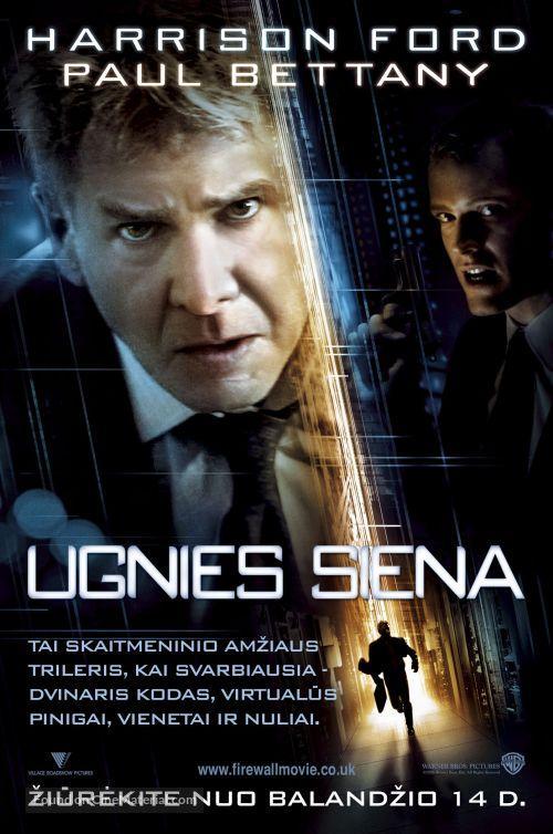 Firewall - Lithuanian Movie Poster