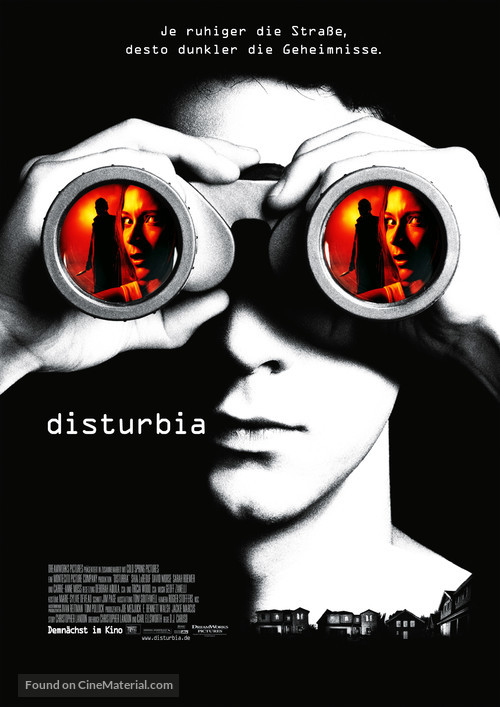 Disturbia - German Movie Poster