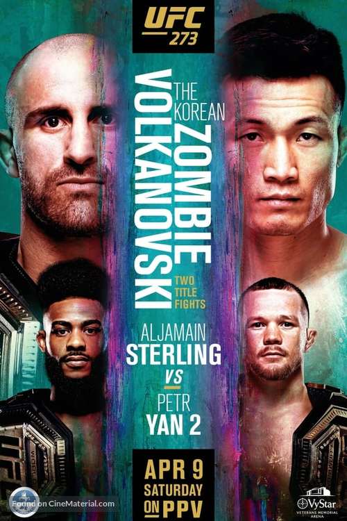 UFC 273: Volkanovski vs the Korean Zombie - Movie Poster