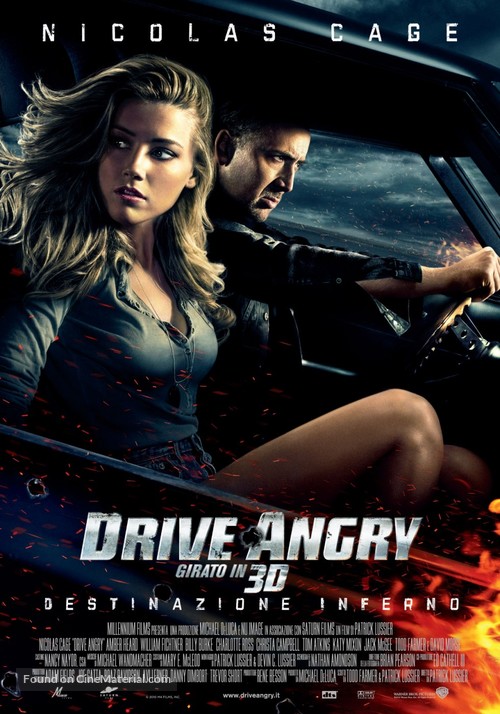 Drive Angry - Italian Movie Poster
