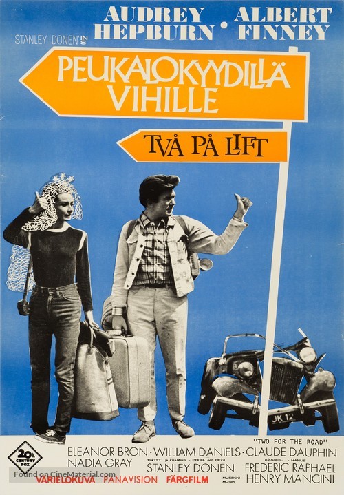 Two for the Road - Finnish Movie Poster