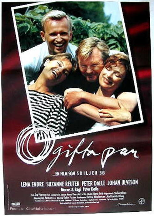 Ogifta par ...en film som skiljer sig - Swedish Movie Poster