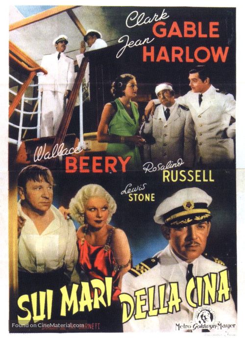 China Seas - Italian Movie Poster