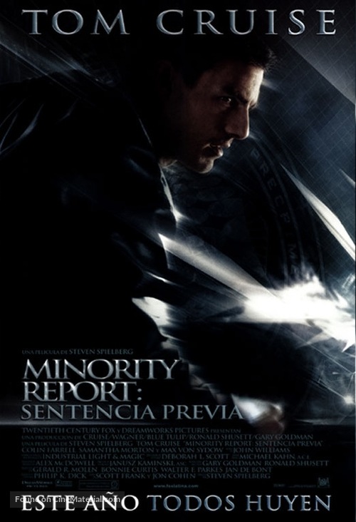 Minority Report - Mexican Movie Poster