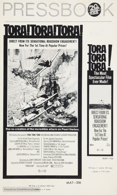 Tora! Tora! Tora! - poster