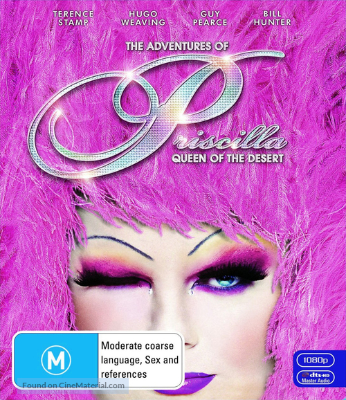The Adventures of Priscilla, Queen of the Desert - Australian Blu-Ray movie cover