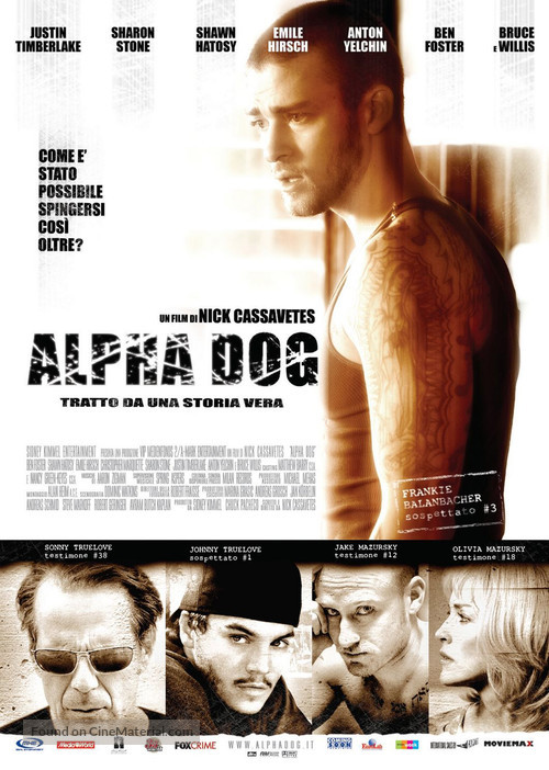 Alpha Dog - Italian Movie Poster