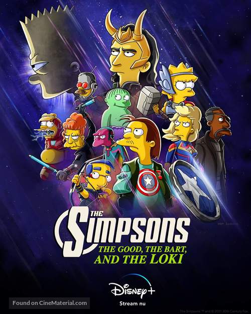 The Good, the Bart, and the Loki - Danish Movie Poster