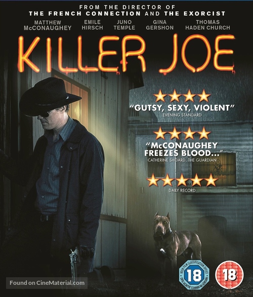 Killer Joe - British Blu-Ray movie cover