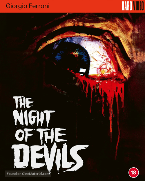 La notte dei diavoli - British Blu-Ray movie cover