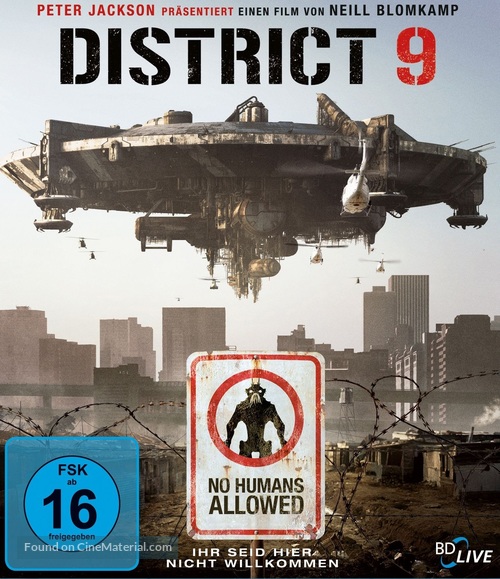 District 9 - German Blu-Ray movie cover