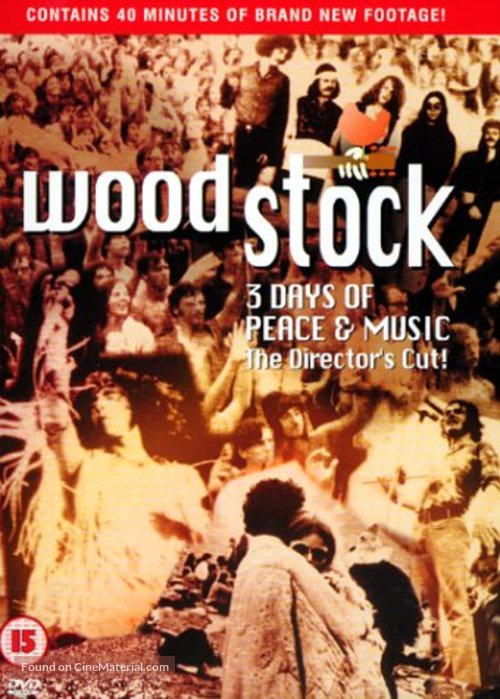 Woodstock - British DVD movie cover