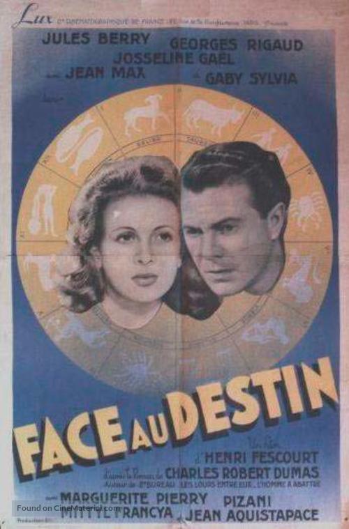 Face au destin - French Movie Poster